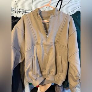 Joah Brown Light Brown Quarter Zip